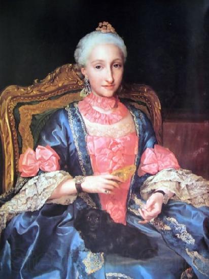 Anton Raphael Mengs Portrait of Infanta Maria Josefa Spain oil painting art
